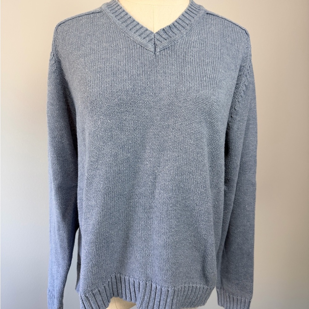 St. John's Bay Light Blue V-Neck Sweater